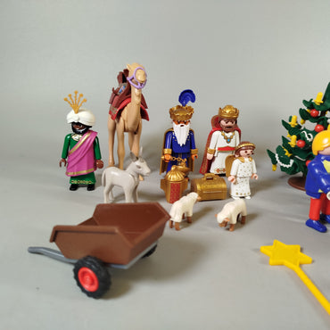 Playmobil Weihnachtsmarkt & Krippenspiel Set – Figuren & Zubehör