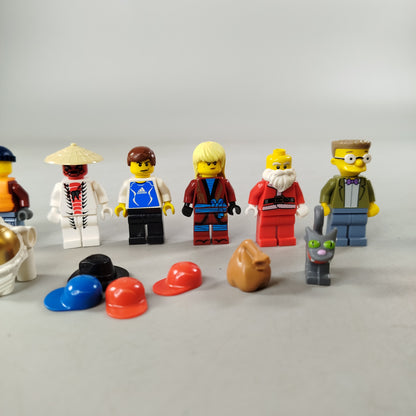 LEGO Bundle Minifiguren Set von 10 Figuren & Tierfiguren