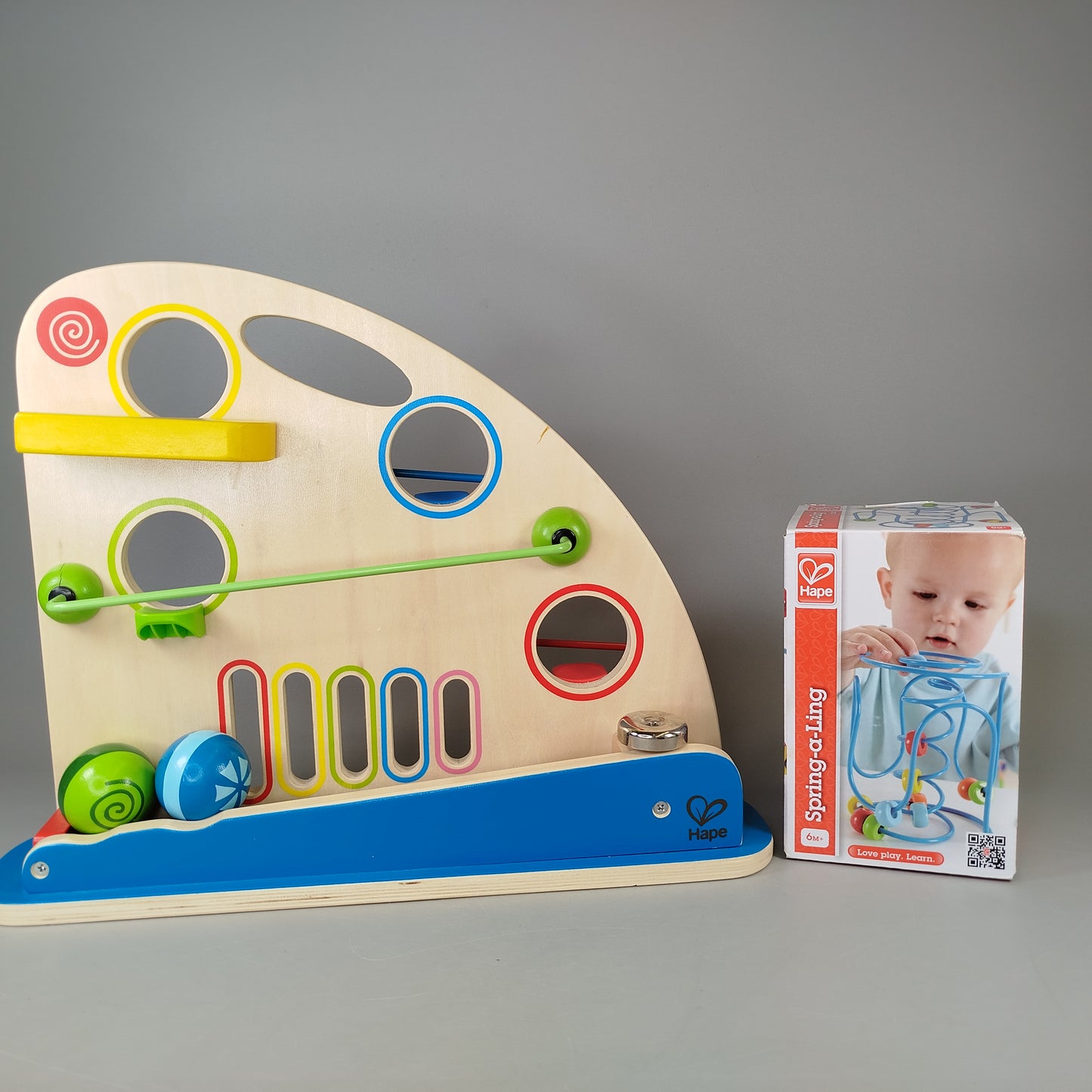 Hape Holzspielzeug Set - Murmelbahn & Kugelbahn, OVP