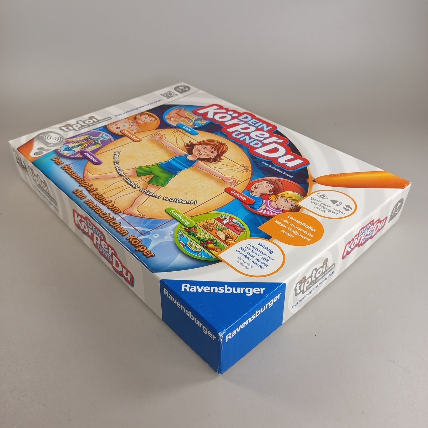 Ravensburger Tiptoi Lernspiel – Dein Körper und Du, OVP