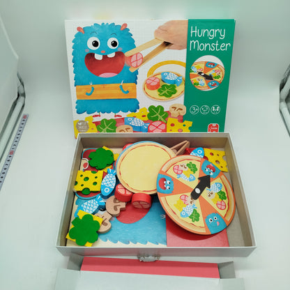 Goula Bundle Hungry Monster Brettspiel Holzspiel