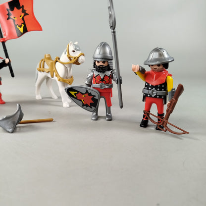 Playmobil Bundle Ritter Set von 6 Figuren & Pferde