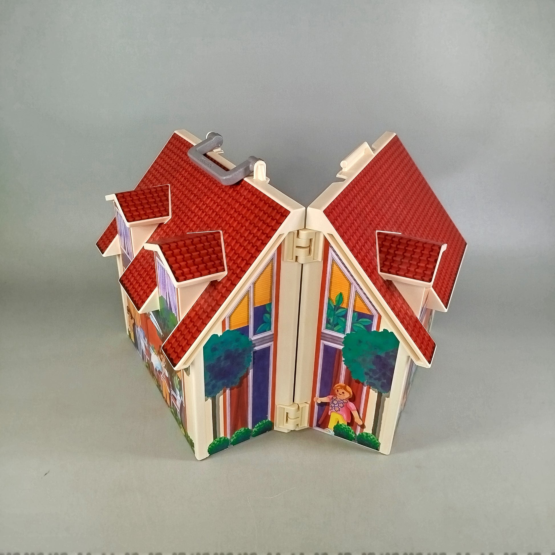 Puppenhaus Spielset – faltbares Haus mit Figuren & Möbeln, gutes Set