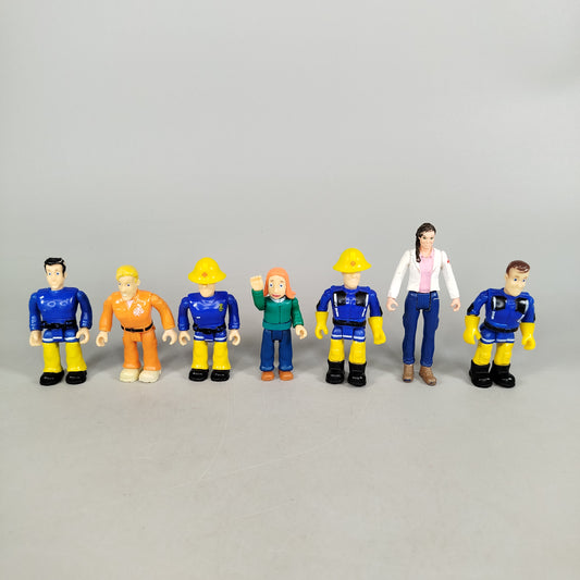 Dickie Toys Feuerwehr Figuren-Set – Set von 7 Spielfiguren