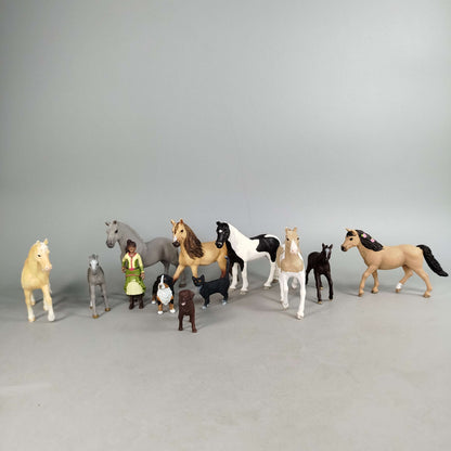 Schleich Bundle 12x Pferde & Hunde Figuren