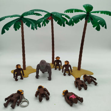 Playmobil Bundle Affen&Palmen Set von 12 Tiere, ab 3 4 5 Jahre | ✅ geprüft 