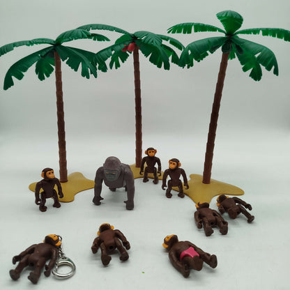 Playmobil Bundle Affen&Palmen Set von 12 Tiere, ab 3 4 5 Jahre | ✅ geprüft 
