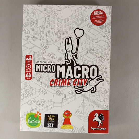 Pegasus Spiele MicroMacro Crime City Brettspiel