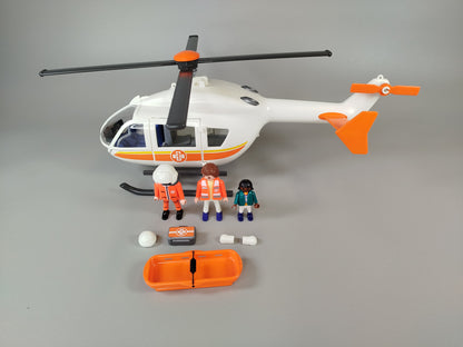 PLAYMOBIL Krankenhaus - Rettungshubschrauber und Notaufnahme