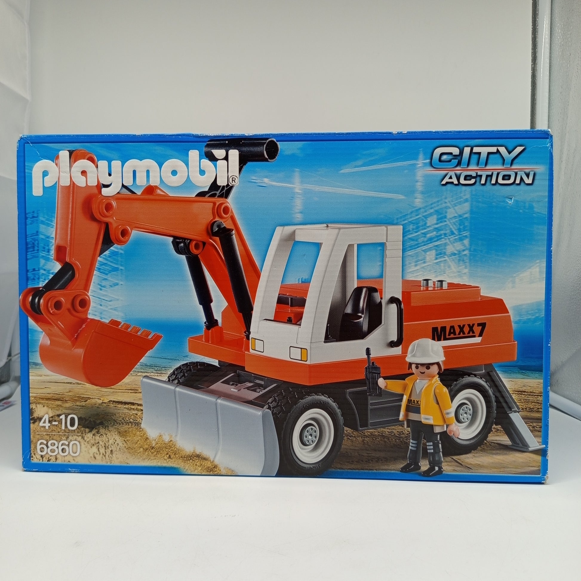 Playmobil City Action 6860 – Bagger MAXX7 Set, neu