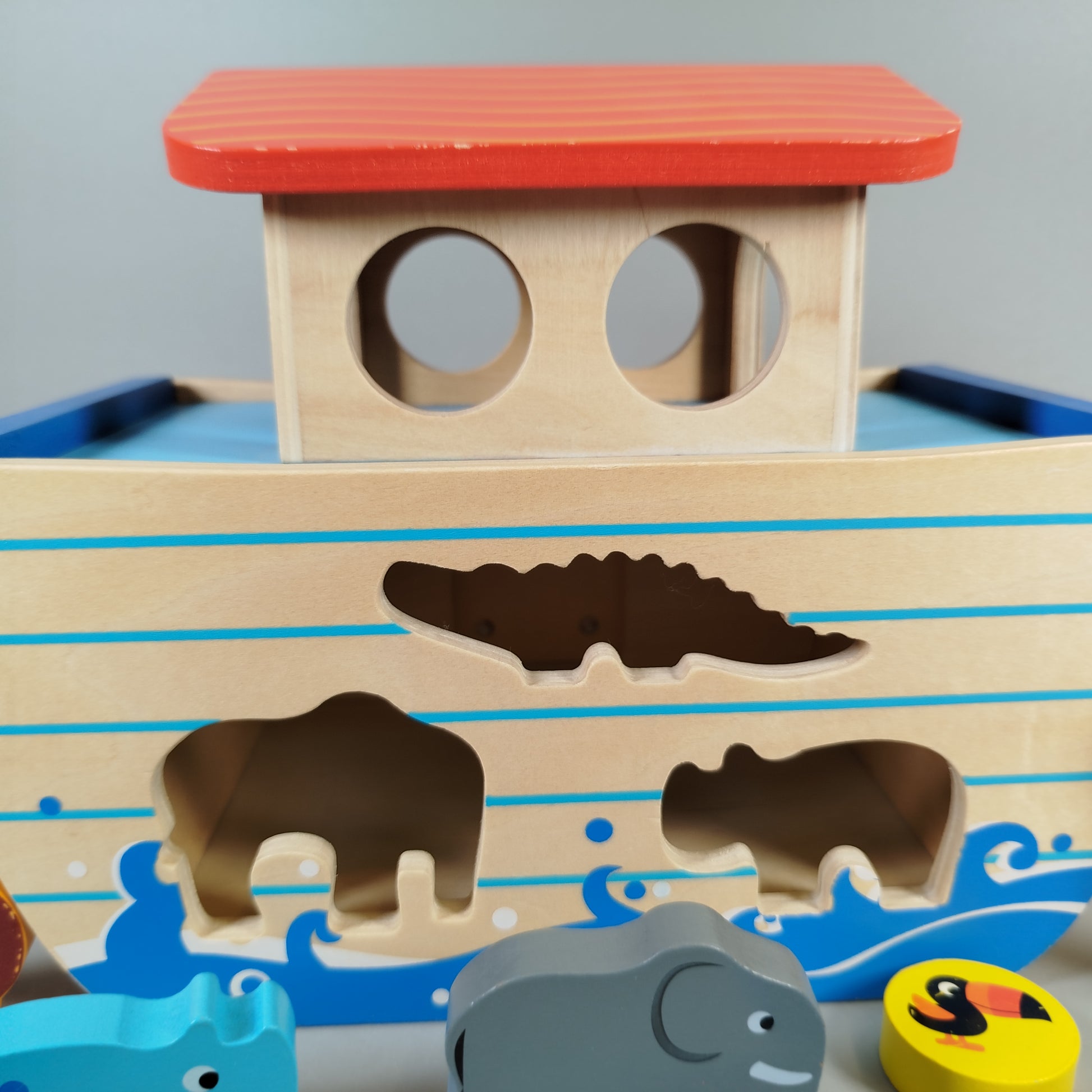 Holz-Arche Noah Spielset – 16 Figuren & Tiere, sehr gut