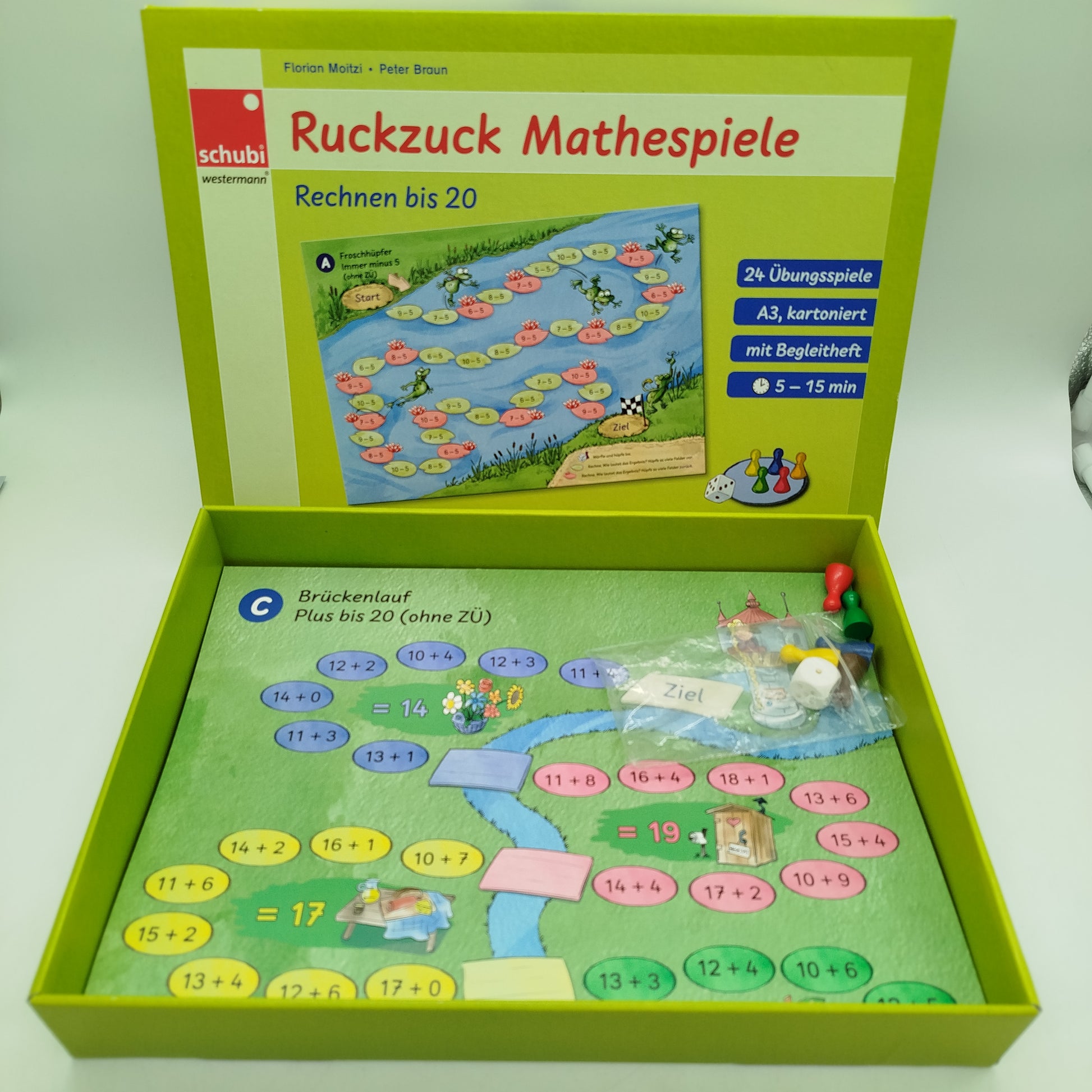 Schubi Ruckzuck Mathespiele Lernspiel, gebraucht, ab 6 7 8 Jahre | ✅ geprüft 