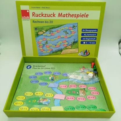Schubi Ruckzuck Mathespiele Lernspiel, gebraucht, ab 6 7 8 Jahre | ✅ geprüft 