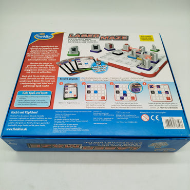 ThinkFun Laser Maze Logikspiel – Denkspiel mit 60 Aufgaben, OVP