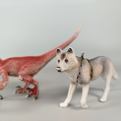 Schleich Dinosaurier & Wolf Figuren Set von 4, wie neu