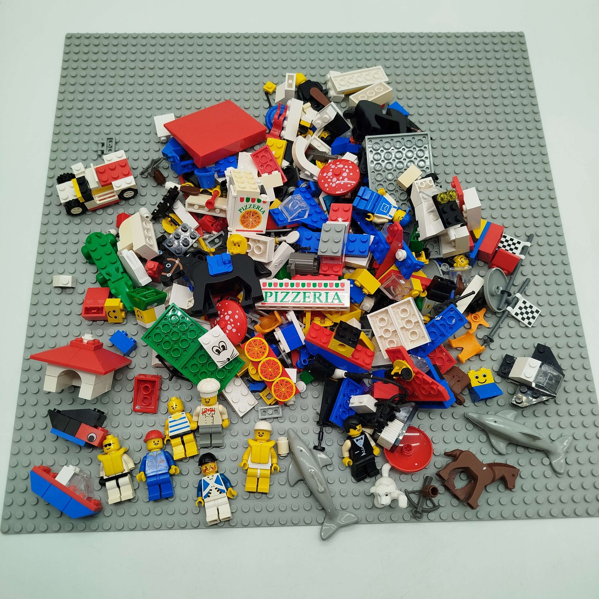 Konvolut LEGO Pizza ca.0,6kg gebraucht&gewaschen ab 6 7 8 Jahre | ✅ geprüft 