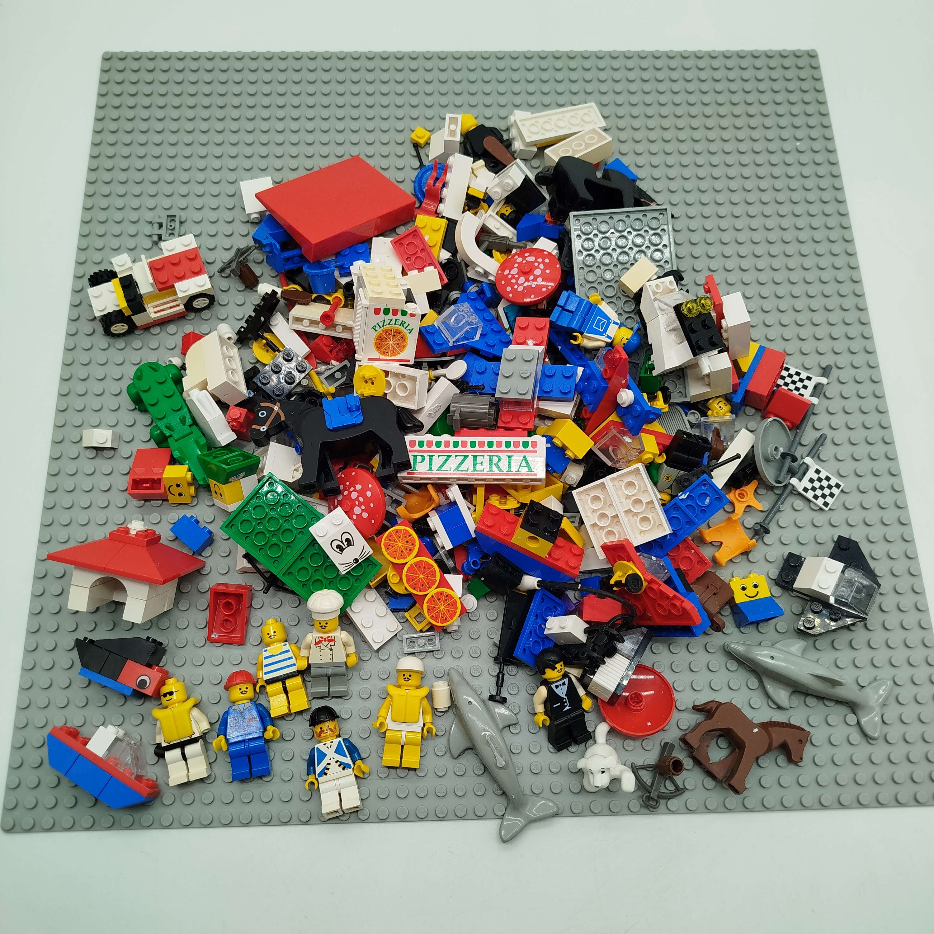 Konvolut LEGO Pizza ca.0,6kg gebraucht&gewaschen ab 6 7 8 Jahre | ✅ geprüft 