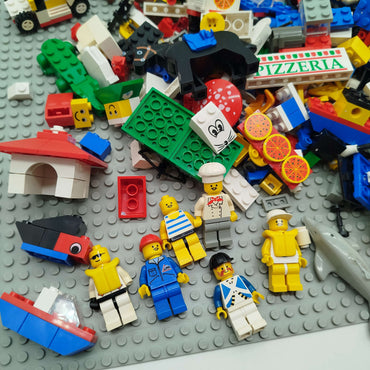 Konvolut LEGO Pizza ca.0,6kg gebraucht&gewaschen ab 6 7 8 Jahre | ✅ geprüft 