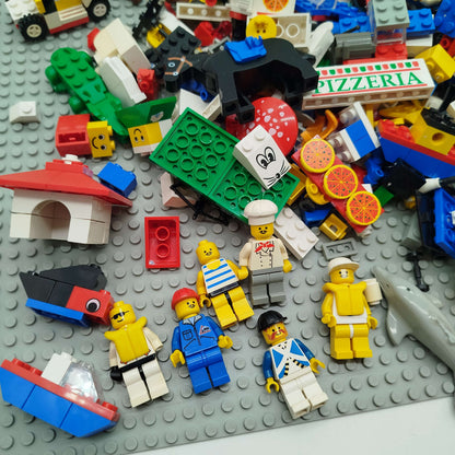Konvolut LEGO Pizza ca.0,6kg gebraucht&gewaschen ab 6 7 8 Jahre | ✅ geprüft 