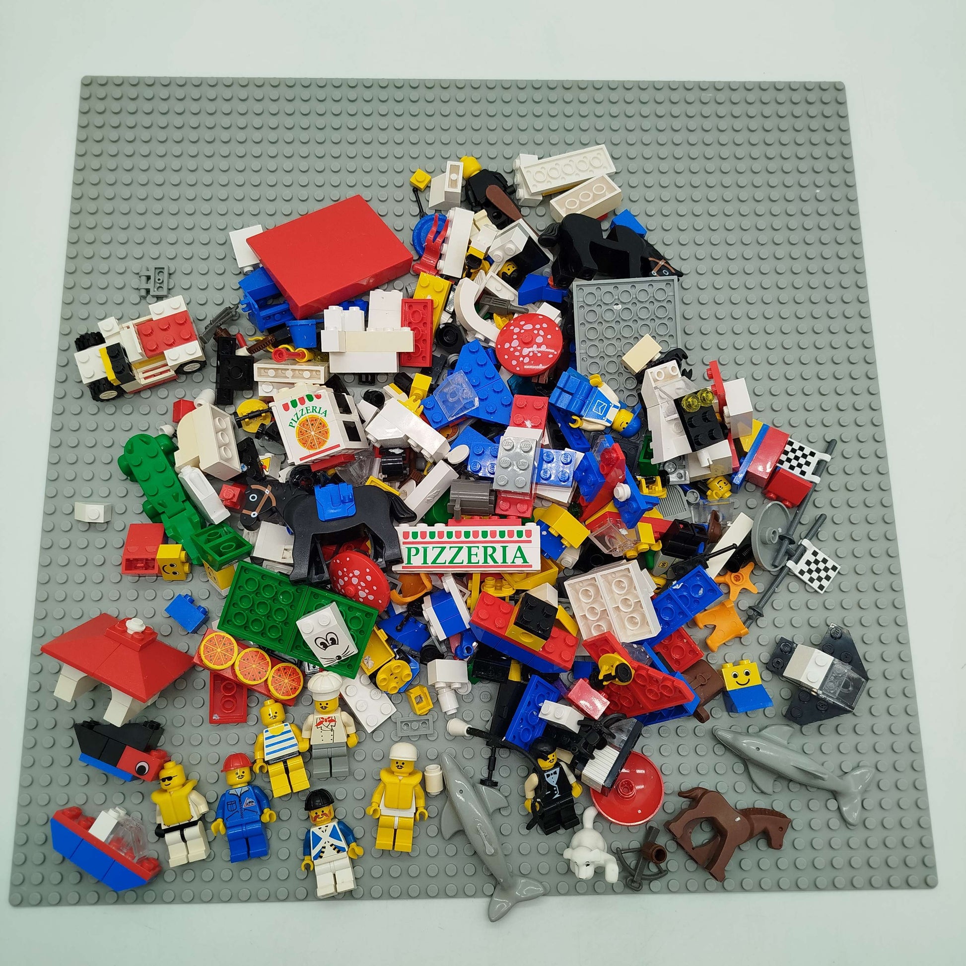 Konvolut LEGO Pizza ca.0,6kg gebraucht&gewaschen ab 6 7 8 Jahre | ✅ geprüft 