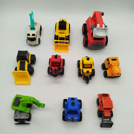 Bundle Bau & Einsatz 10x Mini Autos