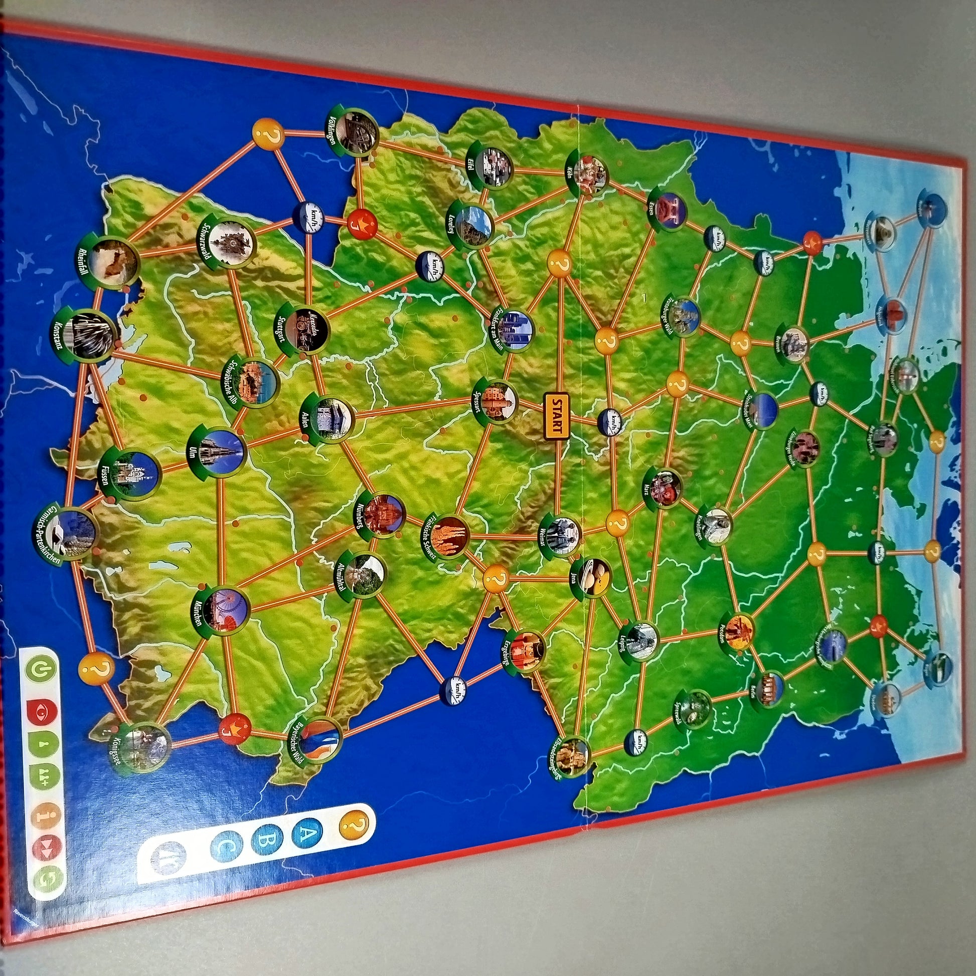 Ravensburger Tiptoi Set - Englisch Detektivspiel, Deutschland unterwegs