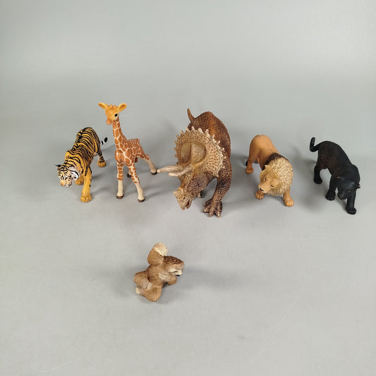 Schleich Tiere Figuren-Set – Set von 6 Tierfiguren
