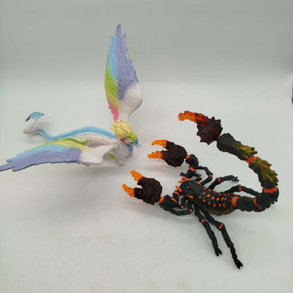 Schleich Bundle Set von 2 Drache&Skorpion,gebraucht,ab 6 7 8 Jahre | ✅ geprüft 