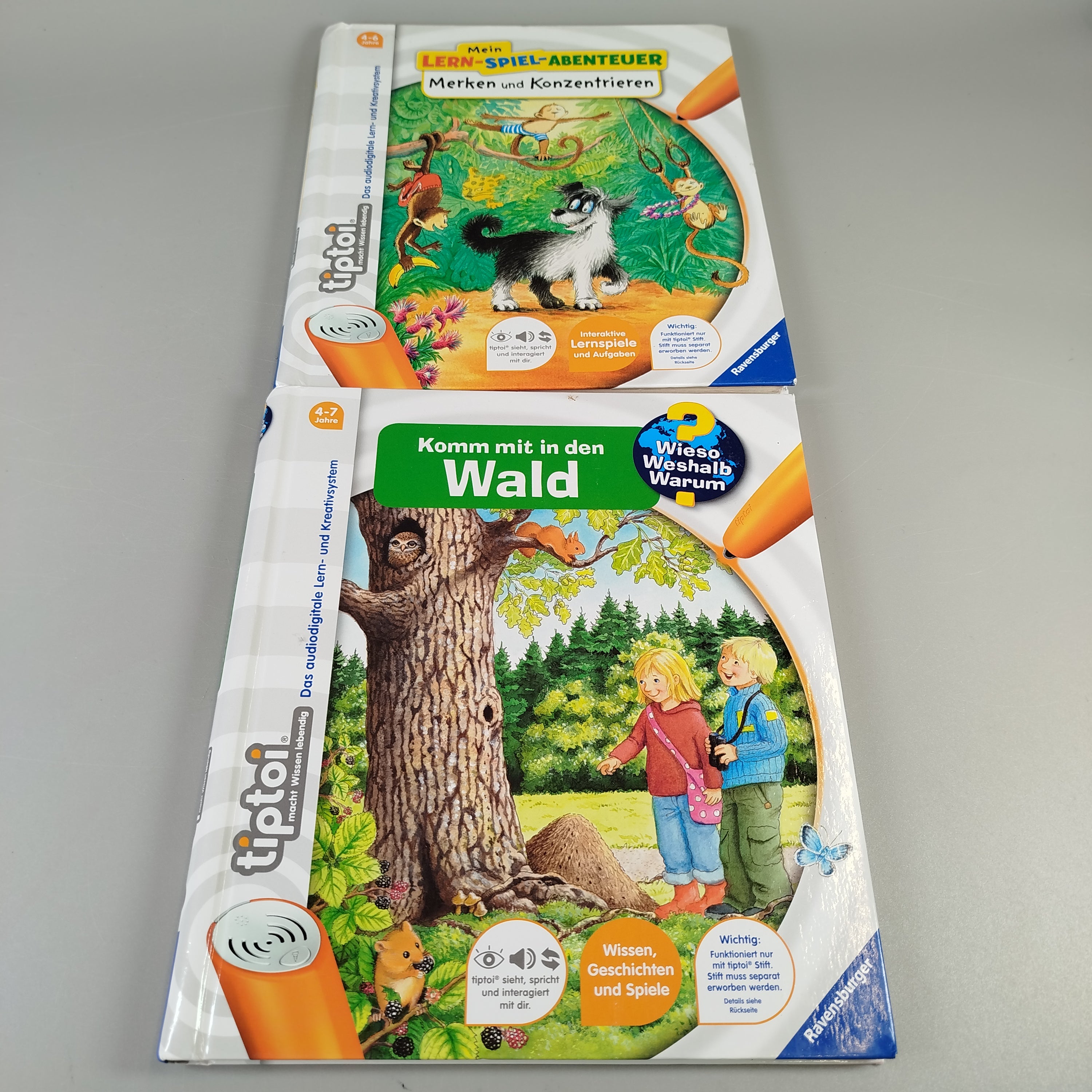 Ravensburger tiptoi Lernbuch Set – 2 Teile, Wald & Abenteuer