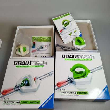 Ravensburger Bundle GraviTrax Set von 3 Kugelbahn Looping Gauss