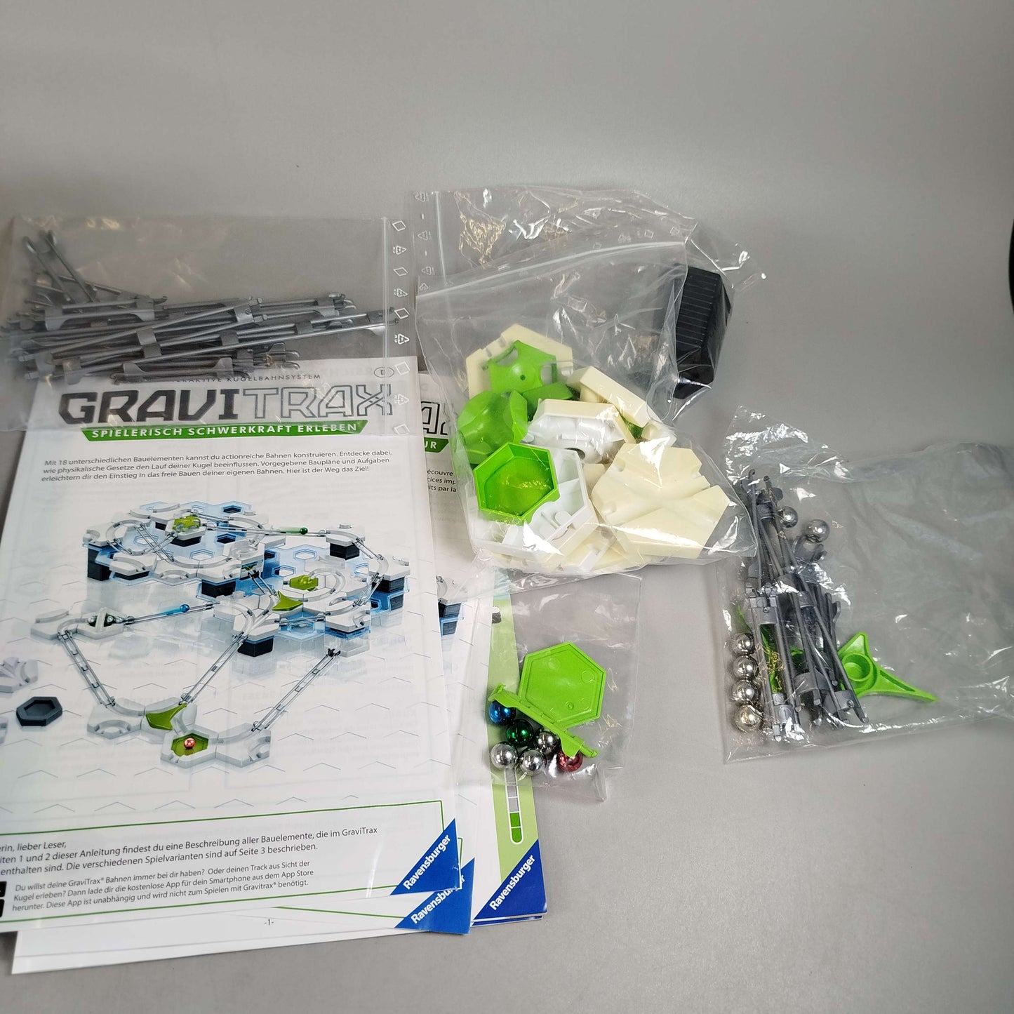 Ravensburger Bundle GraviTrax Set von 3 Kugelbahn Looping Gauss