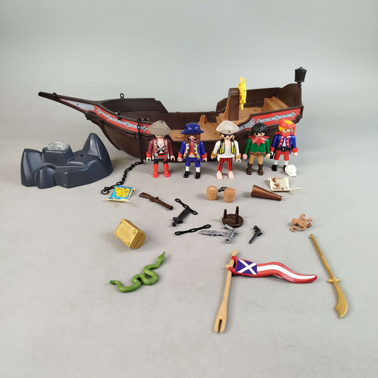 Playmobil Piraten Boot & 5 Figuren, gebraucht, ab 3 4 5 Jahre | ✅ geprüft 