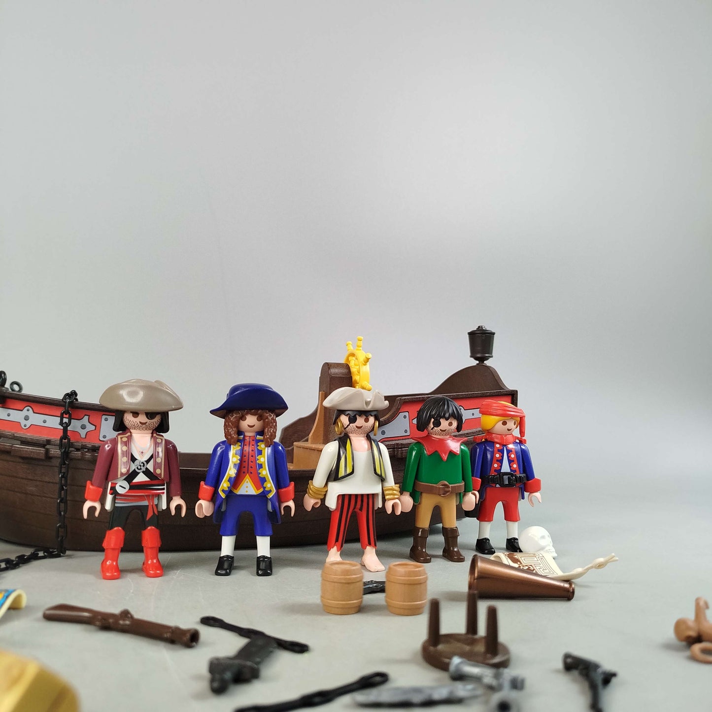 Playmobil Piraten Boot & 5 Figuren, gebraucht, ab 3 4 5 Jahre | ✅ geprüft 