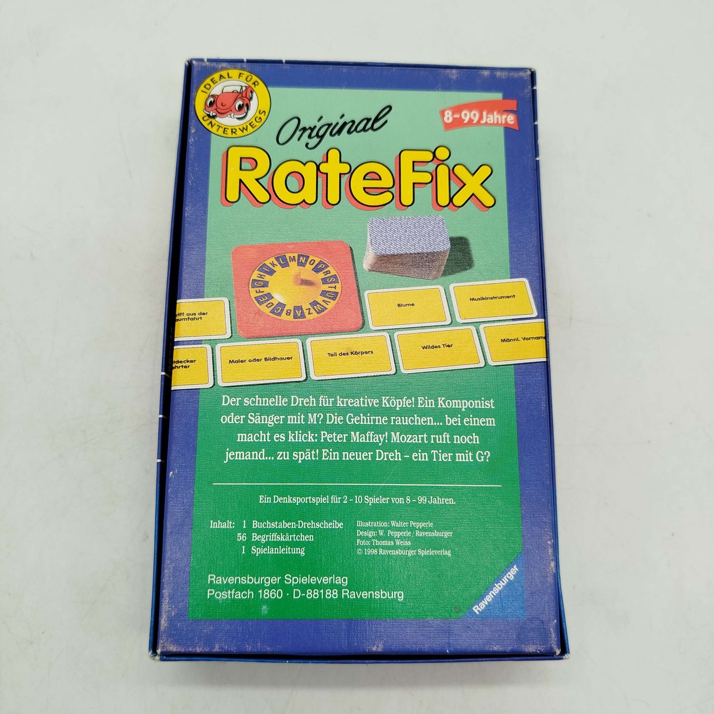 Ravensburger Original Rate Fix Brettspiel gebraucht ab 6 7 8 Jahre | ✅ geprüft 