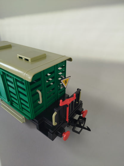 Vintage Playmobil Viehtransport-Waggon 4101, OVP