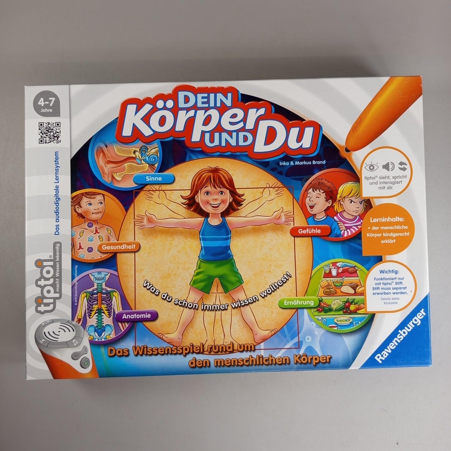 Ravensburger Tiptoi Lernspiel – Dein Körper und Du, OVP