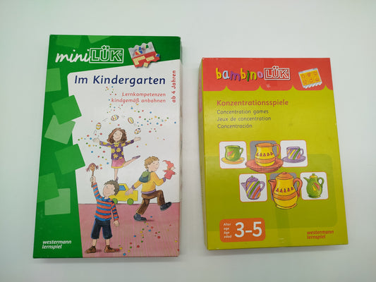 Westermann miniLÜK & bambinoLÜK Lernspiele Set, mit OVP