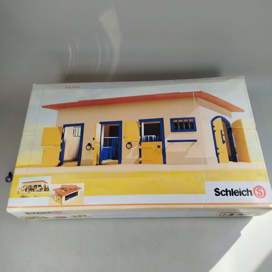 Schleich Pferdestall 40164, gebraucht, ab 3 4 5 Jahre | ✅ geprüft 