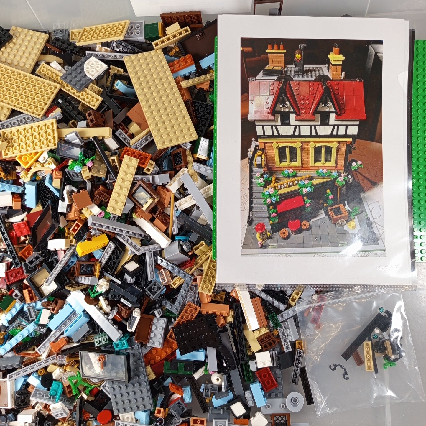 Bauset Haus mit Figuren