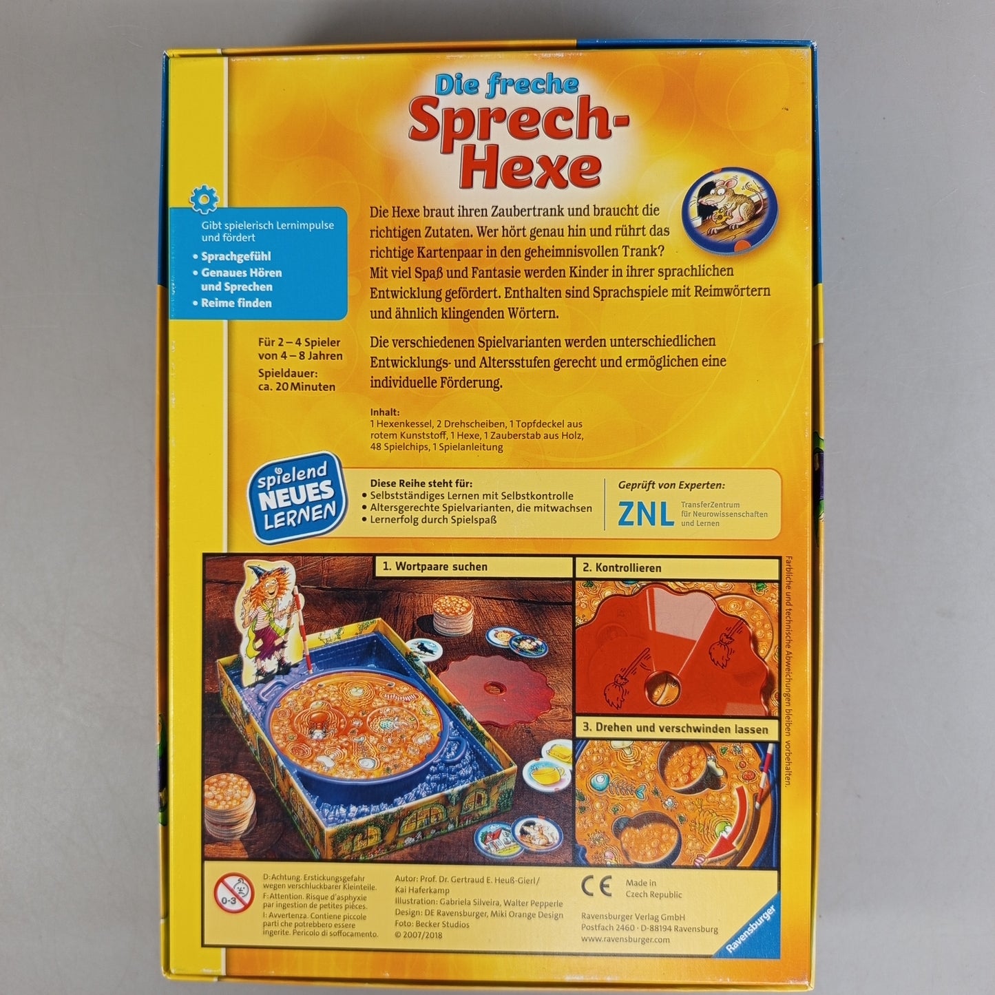 Ravensburger Die freche Sprech-Hexe – Lernspiel ab 4 Jahren, OVP