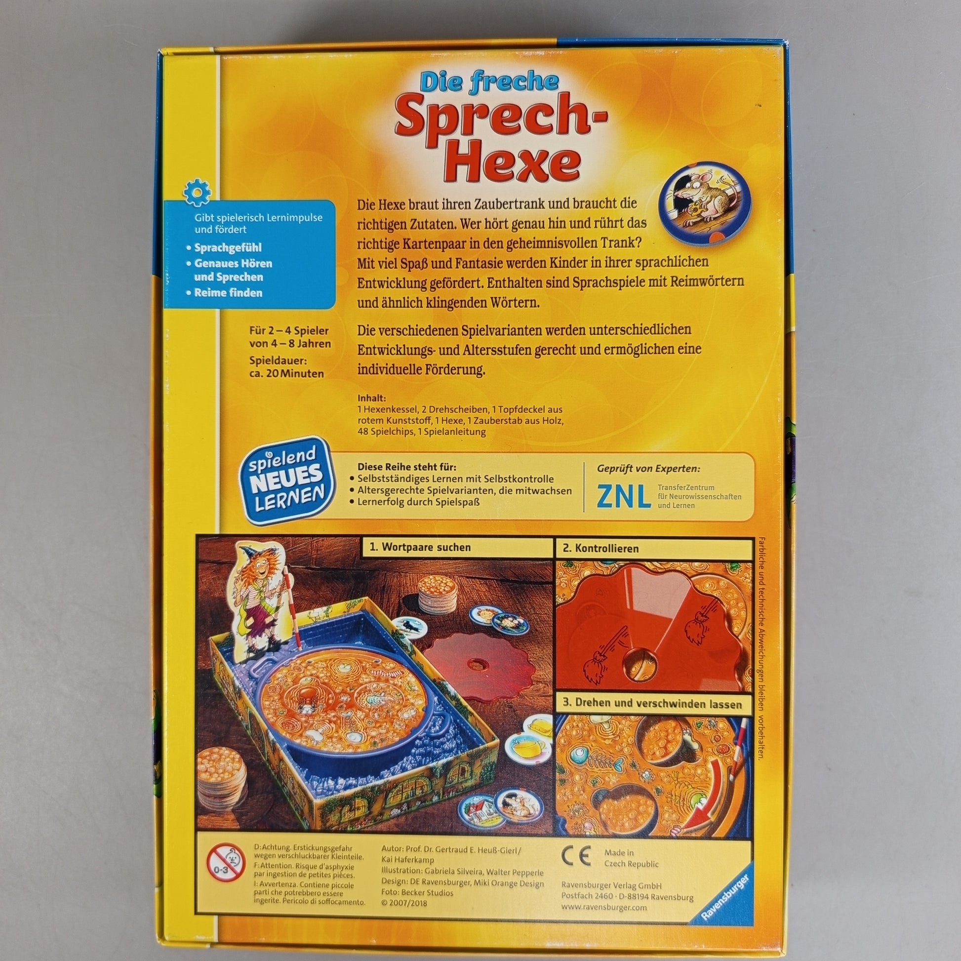 Ravensburger Die freche Sprech-Hexe – Lernspiel ab 4 Jahren, OVP