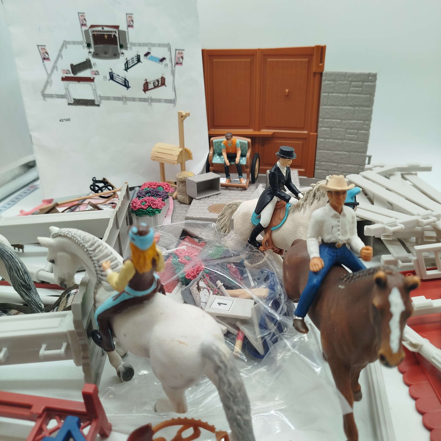 Schleich Reitturnier 42160 Spielset mit Pferden & Zubehör