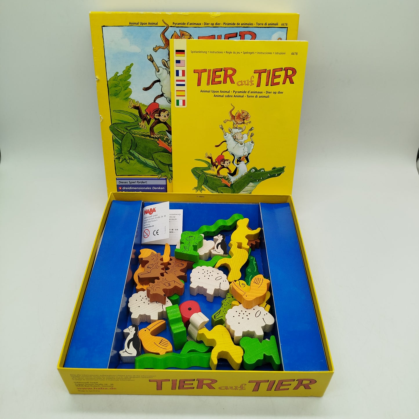 HABA Tier auf Tier 4478 Stapelspiel