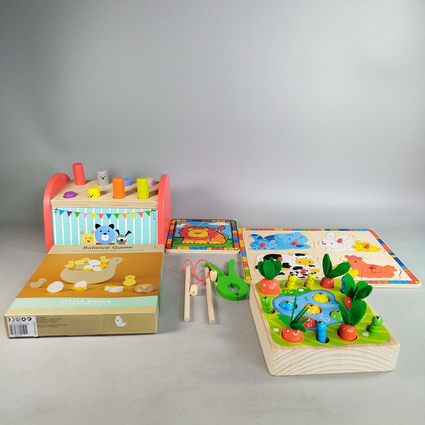 Little Dutch Bundle Montessori Set von 3 Balance & Puzzle