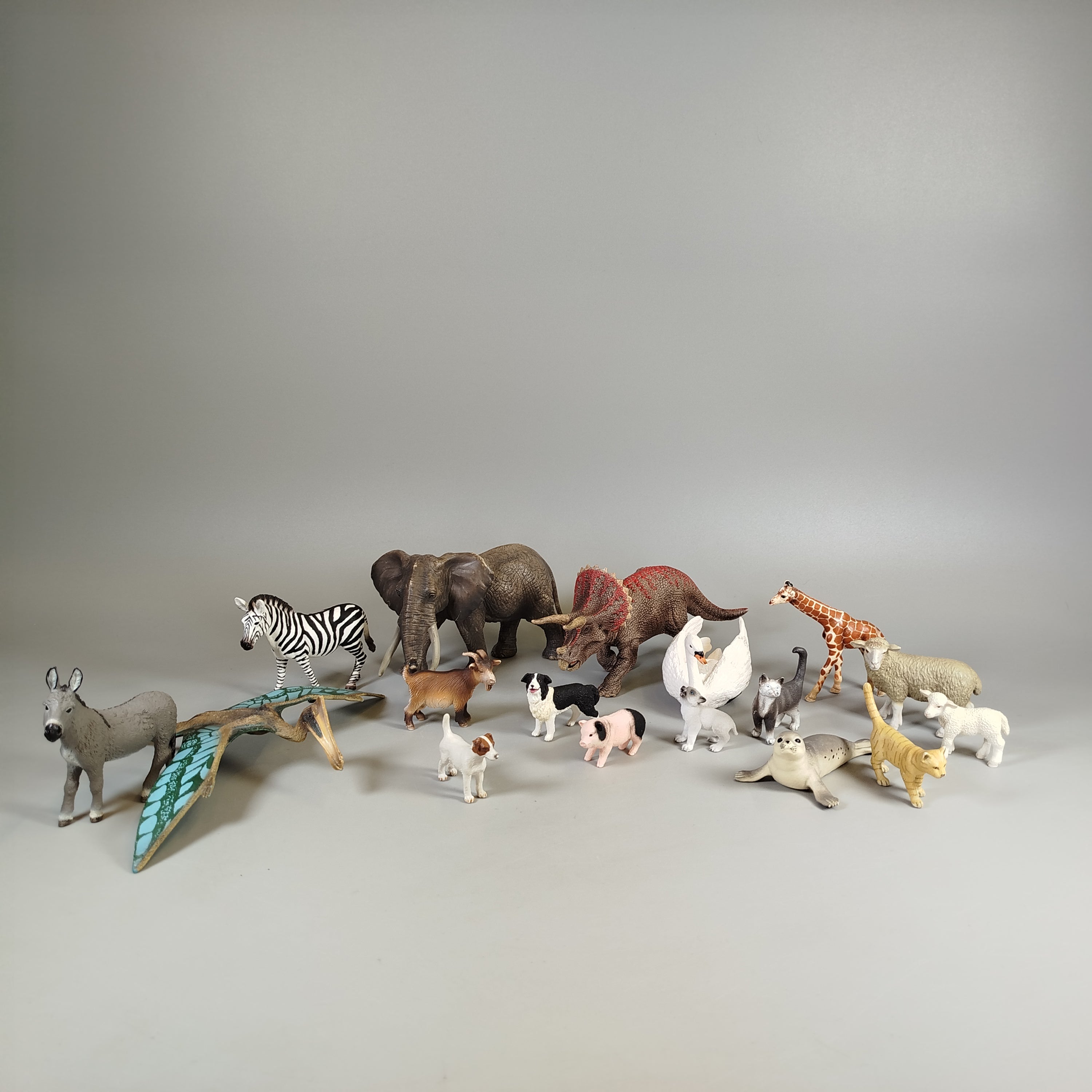 Schleich Tierfiguren Set von 17, wie neu
