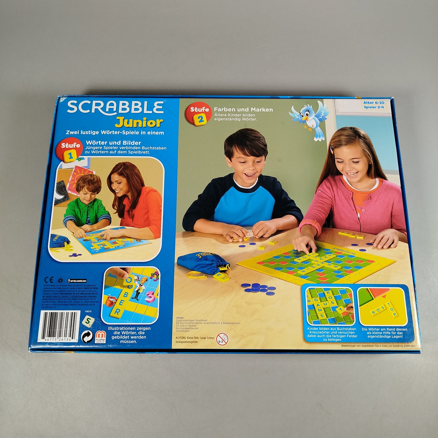Mattel Scrabble Junior Brettspiel, wie neu, ab 6 7 8 Jahre | ✅ geprüft 