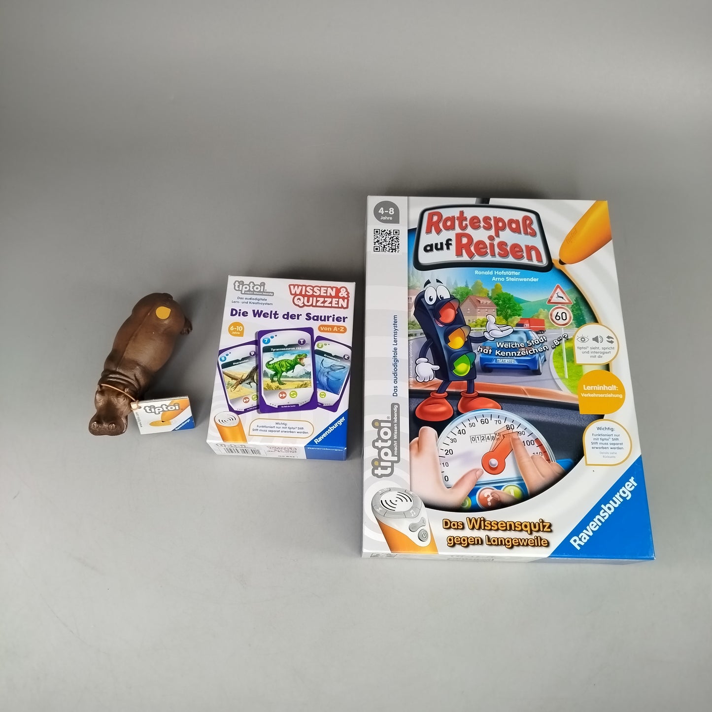 Tiptoi Bundle Ratespaß & Saurier Spiele & Figur