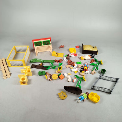 Playmobil Bundle Bauernhof Hasengehege Tierfiguren