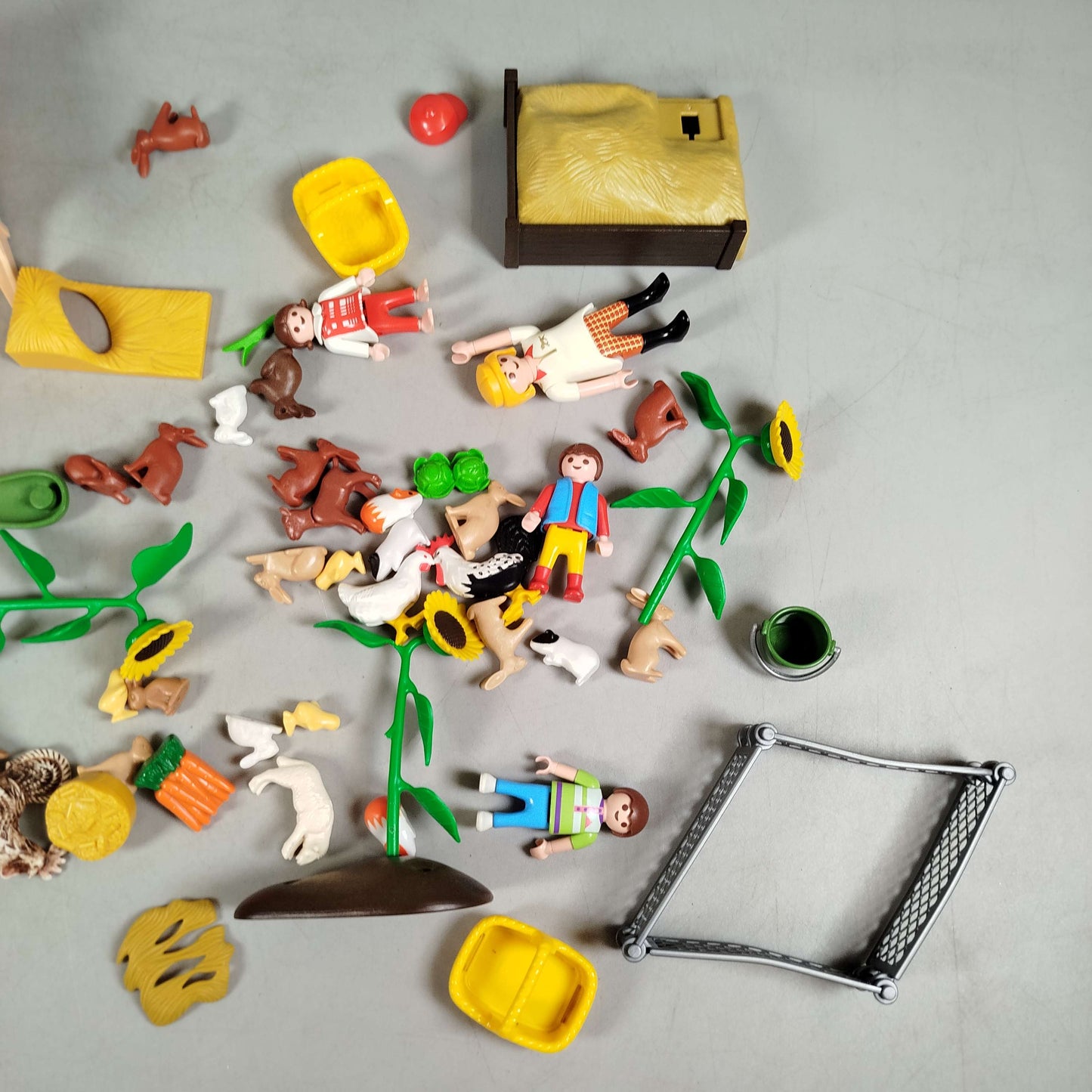 Playmobil Bundle Bauernhof Hasengehege Tierfiguren