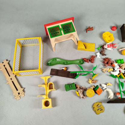 Playmobil Bundle Bauernhof Hasengehege Tierfiguren